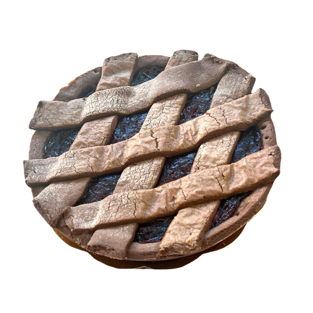 crostata cacao lampone